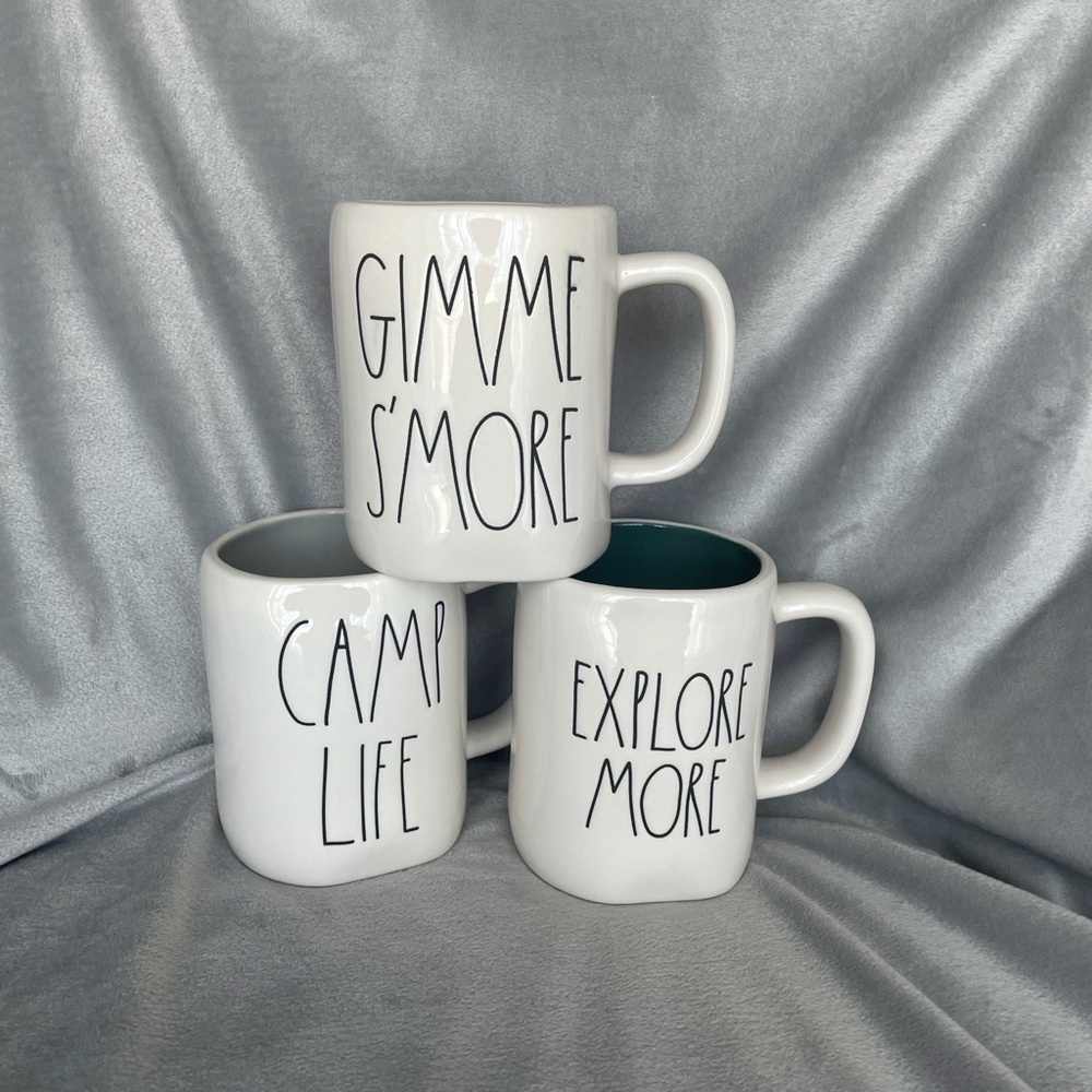 Rae Dunn Gimme S’more, Camp Life, Explore More Mug